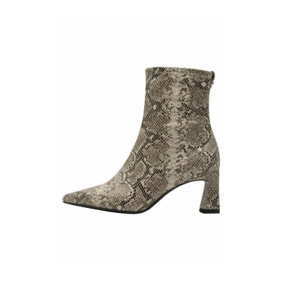 Image of Tamaris Ankle boots, Women&#039;s, Size: 5, Beige snake shoes