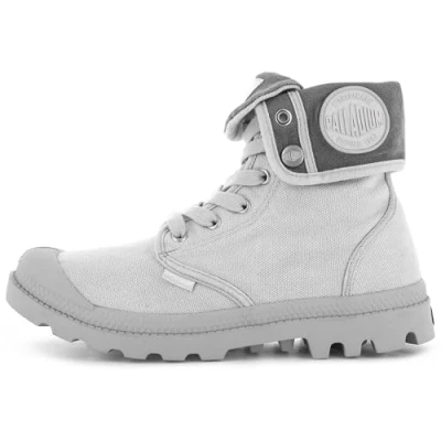 Image of Palladium Women&#039;s Baggy Sneaker Boots, Grey, 3.5 UK