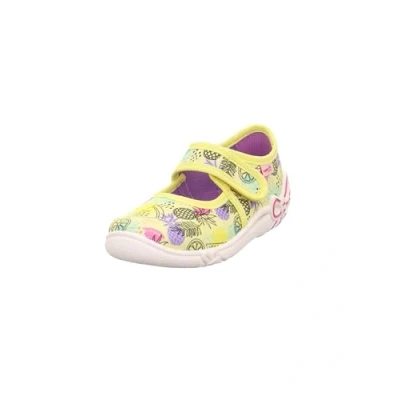 Image of Superfit Girls&#039; Belinda Slippers, Yellow Multicoloured 6040, 13.5 UK