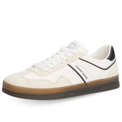 Image of Tommy Jeans THE Greenwich Trainers, Men&#039;s, Size: 11, Black leather and imitation