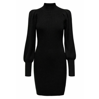 Image of ONLY Katia L S NOOS Jumper dress, Women&#039;s, Size: XS, Black
