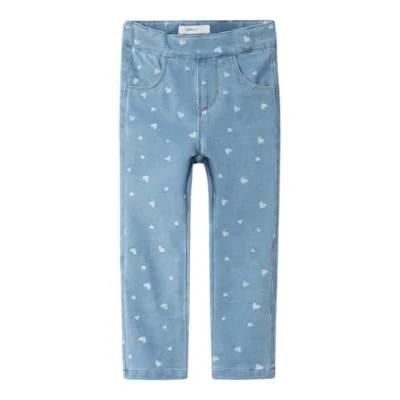 Image of Name it Jeggings for kids, Size: 7y, Light blue denim
