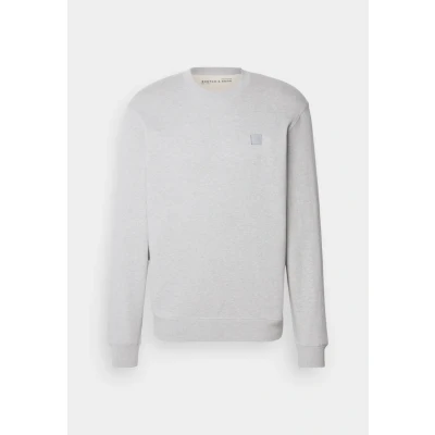 Image of Scotch &amp; Soda CORE LOGO Sweatshirt, Men&#039;s, Size: Small, Grey melange