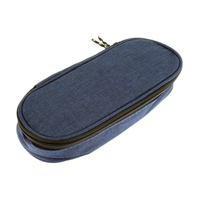 Image of Kangaro dark blue oval pencil case