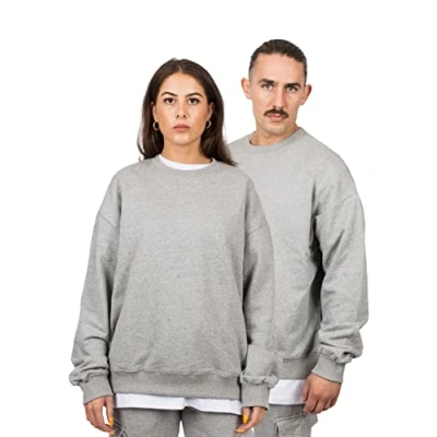 Image of Blackskies Heavyweight Crewneck Sweatshirt, Size: XL, Grau