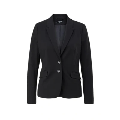 Image of comma Blazer, Women&#039;s, Size: 340, Black