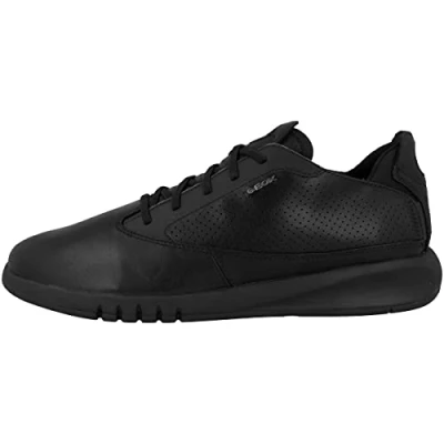 Image of Geox Men&#039;s U Aerantis a Sneakers, Black, 11 UK