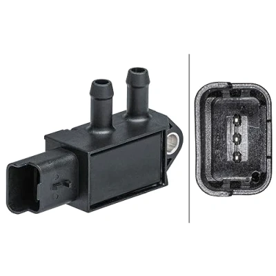 Image of Sensor, exhaust pressure HELLA 6PP 009 403 431
