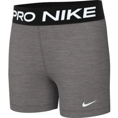 Image of NIKE Performance PRO Short Leggings for kids, Size: 12 13y, Carbon heather/white