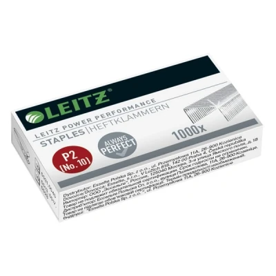 Image of Leitz Staples No. 10 Galvanised Pack of 1000