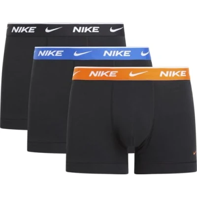 Image of Nike Underwear Trunk 3 PACK Pants, Men&#039;s, Size: Medium, Saty ornge/ game royl