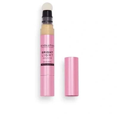 Image of Makeup Revolution Bright Light Highlighter 3ml (Various Shades) Gold Lights