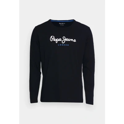 Image of Pepe Jeans EGGO Long sleeved top, Men&#039;s, Size: XS, Black