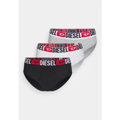 Image of Diesel 3 PACK Briefs, Women&#039;s, Size: XXS, Black/white/grey