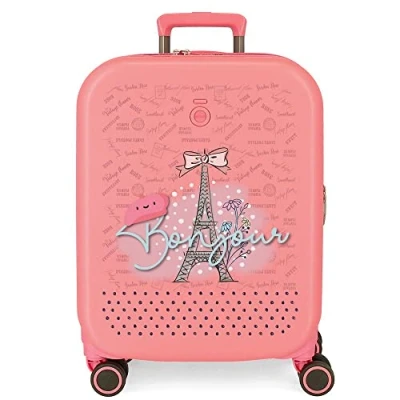 Image of Enso Bonjour Suitcase, Maleta, Coral, Suitcase