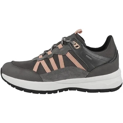 Image of Geox Girl&#039;s D Braies B ABX Sneaker, Charcoal, 6 UK