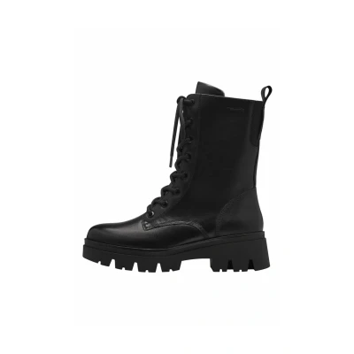 Image of Tamaris Comfort Women&#039;s Lace Up Ankle Boots with Zip without Lining, black, 36 EU Weit