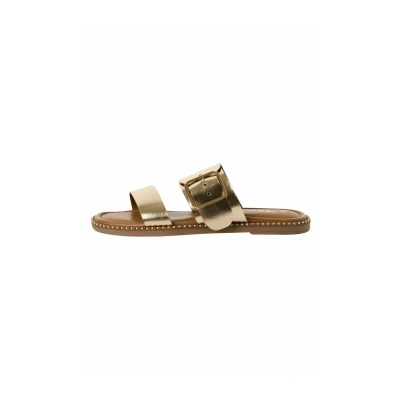 Image of Tamaris Mules, Women&#039;s, Size: 3.5, Light gold shoes