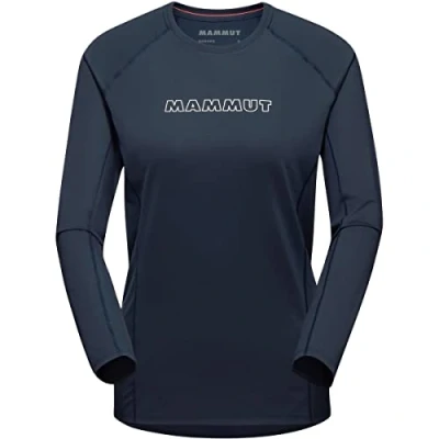 Image of Mammut Selun LOGO Long sleeved top, Women&#039;s, Size: Small, Marine