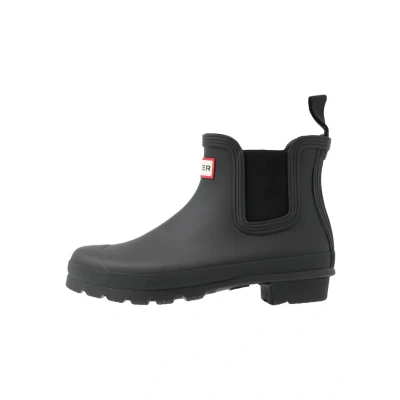Image of Hunter Original Womens Chelsea BOOT Wellies, Women&#039;s, Size: 3, Black Natural rubber