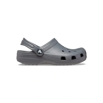 Image of Crocs Classic Unisex Mules for kids, Size: 1, Slate grey Synthetics