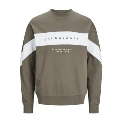 Image of Jack &amp; Jones Sweatshirt CREW NECK Sweatshirt, Men&#039;s, Size: Small, Bungee cord