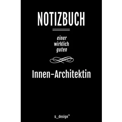 Image of Notizbuch für Innen Architekten / Architekt Architektin: Originelle Geschenk Idee [120 Seiten kariertes blanko Papier]