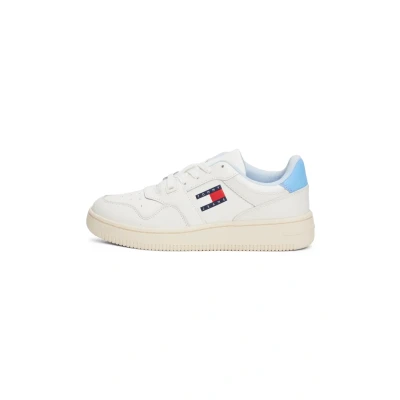 Image of Tommy Jeans NEW Retro Basket Trainers, Women&#039;s, Size: 7, Sugarplum blue Leather and textile
