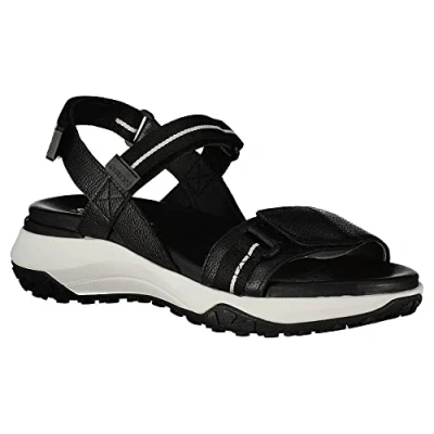 Image of Geox D Sorapis GRIP Walking sandals, Women&#039;s, Size: 3, Black Leather and textile