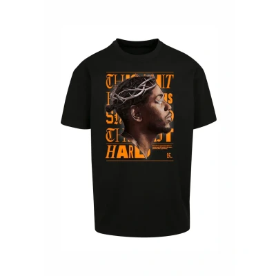 Image of Upscale by Mister Tee KDOT Oversize Print Tshirt, Men&#039;s, Size: Large, Black
