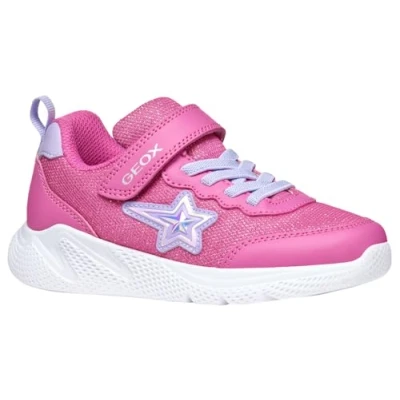 Image of Geox Mädchen J Sprintye Girl A Sneaker, Fuchsia Lilac, 5 UK
