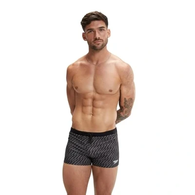 Image of Speedo MENS Valmilton Aquashort Swimming trunks, Men&#039;s, Size: 30, Black/dove grey