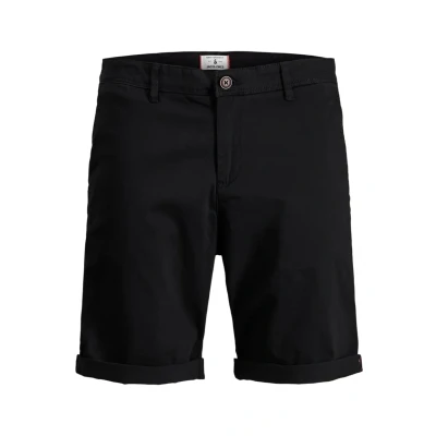 Image of Jack &amp; Jones Jpstbowie Solid Shorts, Men&#039;s, Size: XL, Black