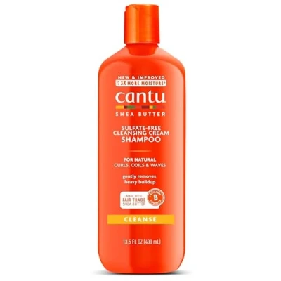 Image of Cantu Shea Butter for Natural Hair Sulfate Free Cleansing Cream Shampoo 400ml