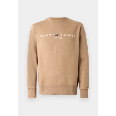 Image of Tommy Hilfiger LOGO Sweatshirt, Men&#039;s, Size: Medium, Timeless camel