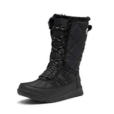 Image of Sorel Whitney TALL Winter boots, Women&#039;s, Size: 3, Black Imitation leather/ textile