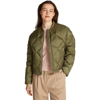 Image of Tommy Hilfiger Casual Down jacket, Women&#039;s, Size: Medium, Utility olive