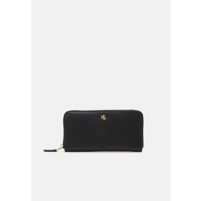 Image of Lauren Ralph ZIP CONT Wallet Large Wallet, Women&#039;s, Size: One Size, Black