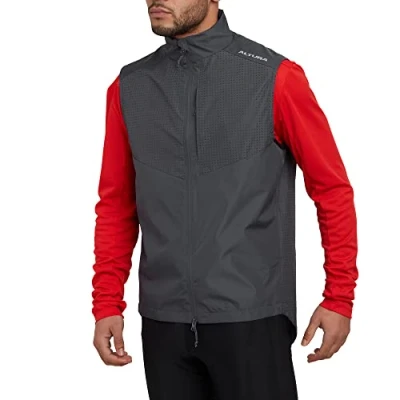 Image of Altura urban Thermal Men&#039;s Cycling Gilet: insulation, windproof front, breathable, reflective details, rear pockets, and stylish design