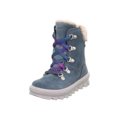 Image of Superfit Flavia Winter boots for kids, Size: 9.5K, Blau/lila Suede