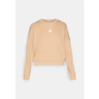 Image of adidas Sportswear Sweatshirt, Women&#039;s, Size: XS, Warm sandstone/white