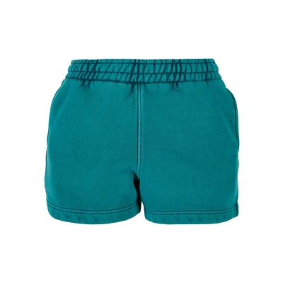 Image of Urban Classics Stone Washed Shorts, Women&#039;s, Size: 3XL, Watergreen