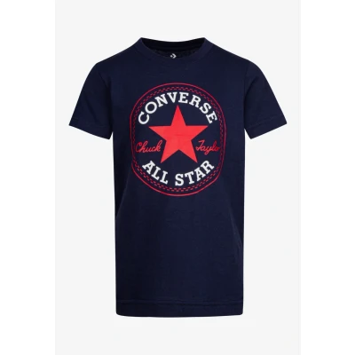 Image of Converse CORE Chuck Patch TEE Print Tshirt for kids, Size: 5 6y, Obsidian/red