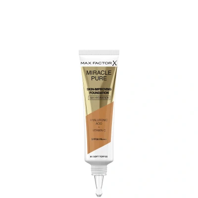 Image of Max Factor Miracle Pure Skin Improving Foundation 30ml (Various Shades) Soft Toffee