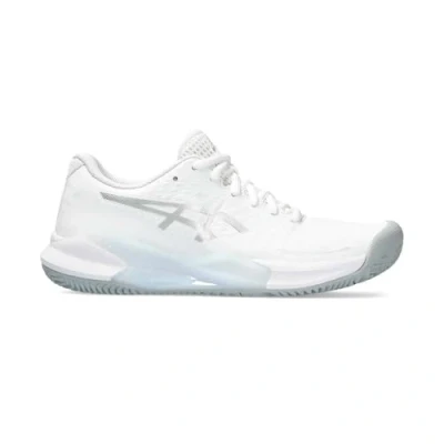 Image of Asics GEL Challenger 14 Padel shoes, Women&#039;s, Size: 9, White/pure silver Textile/synthetics