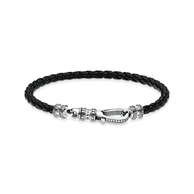 Image of Thomas SABO Bracelet, Size: 19, Black