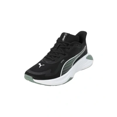 Image of Puma PWR Hybrid TR Unisex Training shoe, Size: 12, Black/green moon/white Textile/synthetics