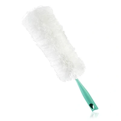 Image of Leifheit Washable Duster XL with Anti Static Microfibres Against Dust, Extra Long Dust Mop Also for Radiators, Soft Catcher All Surfaces, Click System