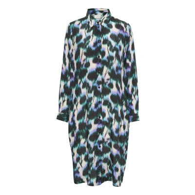 Image of Kaffe Kaamilia Shirt dress, Women&#039;s, Size: 14, Digital flower print