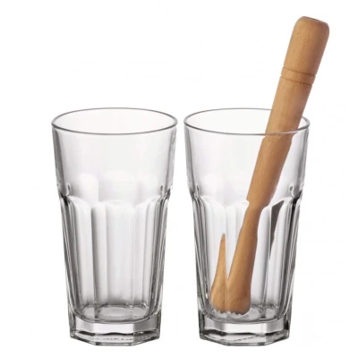 Image of Leonardo Cocktail Glasses 540 ml + Crusher